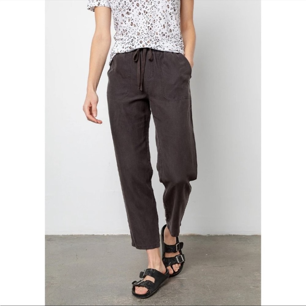 Rails Pant Trouser Lyocell Linen lightweight Graham relaxed Drawstring Utility M